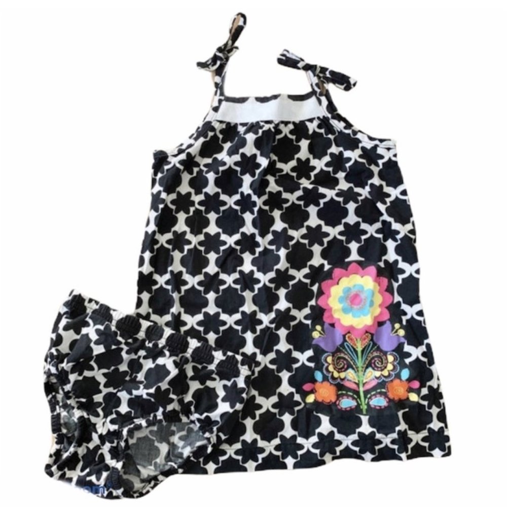 Hanna Andersson Dress And Bloomers Size 90 (3T)